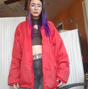 Nike red windbreaker